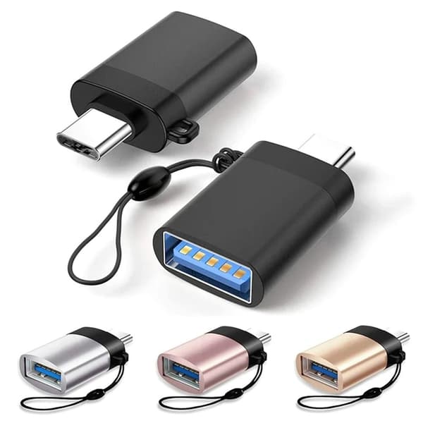 5 kpl Type C - USB 3.0 -sovitin OTG-sovitin GOLD Gold