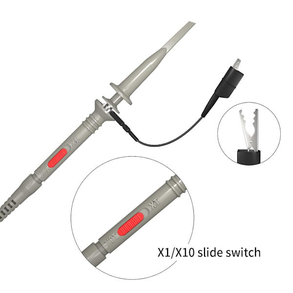 2 stk P6100 Oscilloskop Clip Probe Probe