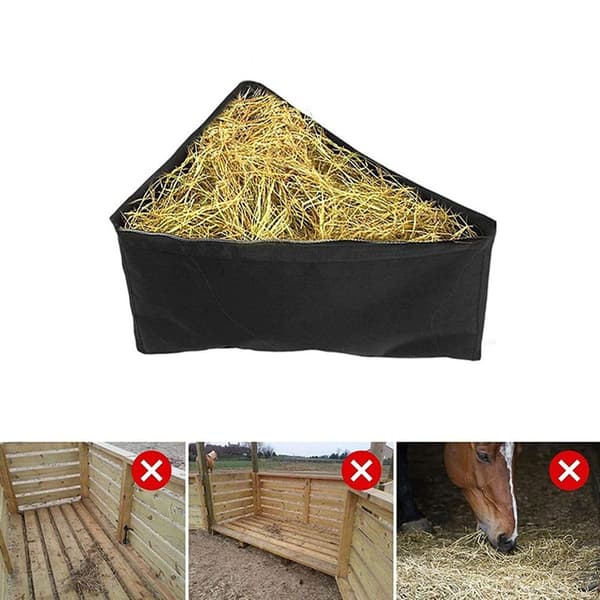 Triangle Hay Bag Hay Feeder Heste Græspose