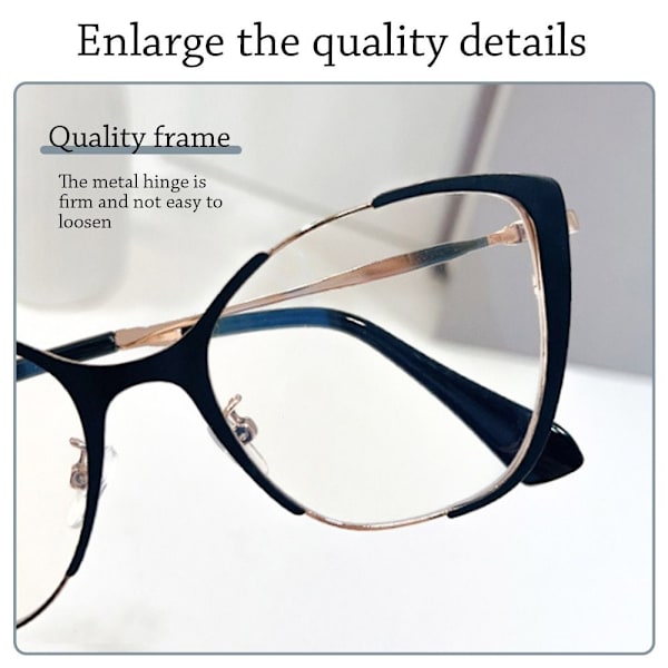 Anti-Blue Light Glasses Oversized Eyeglasses BLÅ Blue