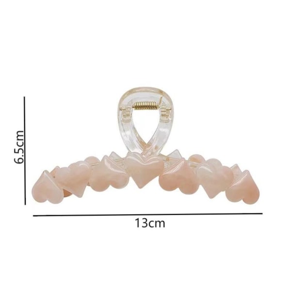 Jelly Love Clip Love Hair Claw BEIGE beige