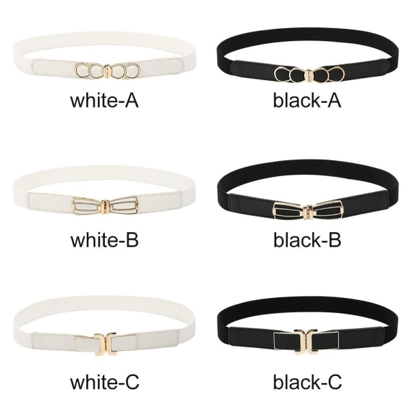Elastiske bælter Taljerem SORT C C black C-C
