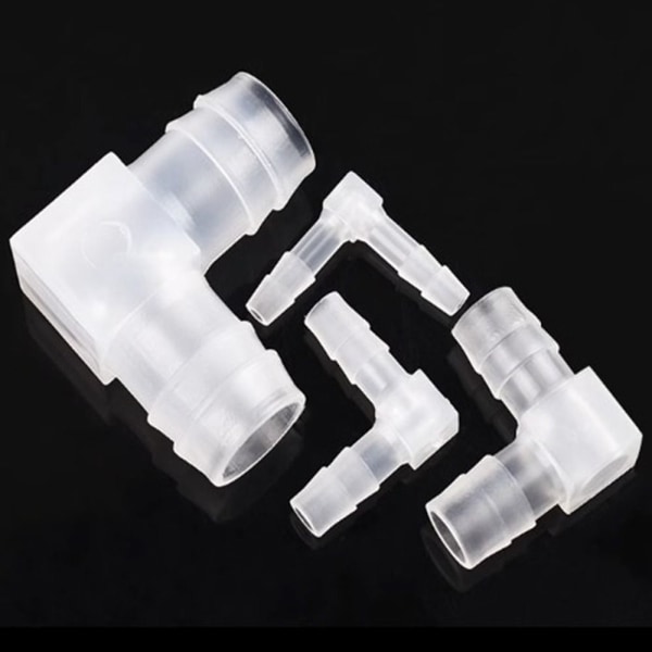 2 stk PP Albuekoblinger Akvarium Tank Fittings 4MMY TYPE Y TYPE 4mmY Type