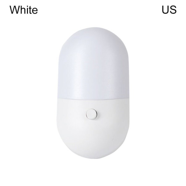 Led Night Light Plug In Energisparande VIT US US white US-US