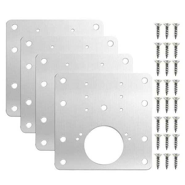 Saranoiden Korjauslevy Kaappiovien Saranat Asennus 4KPL 4PCS