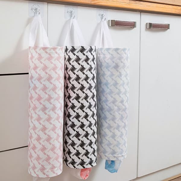 2stk Plastposeholder Dagligvareposeholder Søppelsekker pink black 2pcs-2pcs