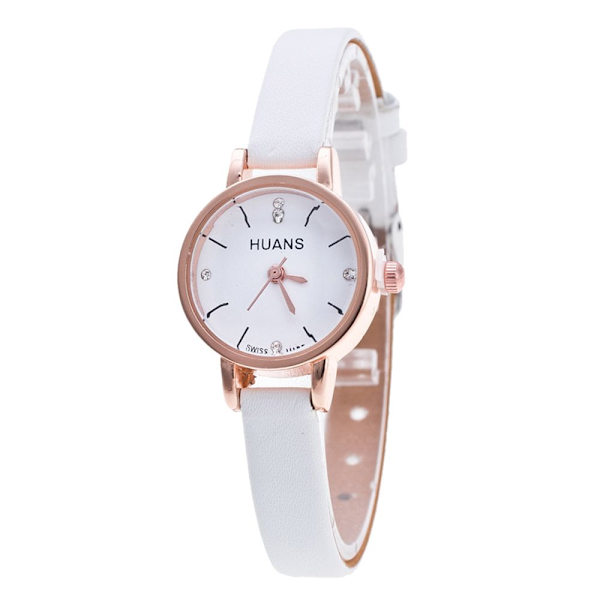 Naisten watch Quartz WristWatch WHITE white