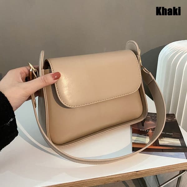 Modehandväskor Dam Elegant axelväska KHAKI khaki