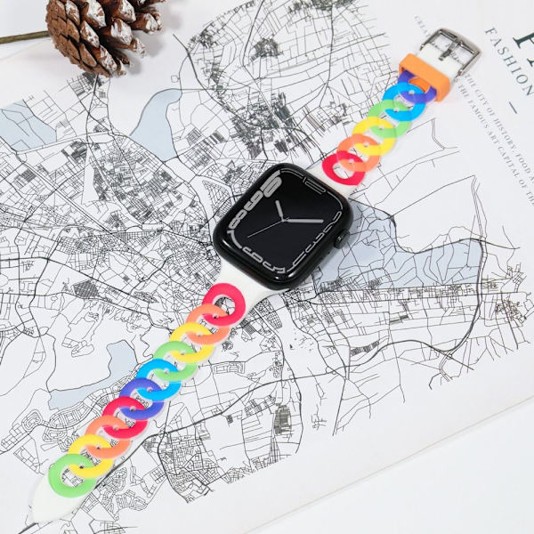 Pehmeä watch MULTICOLOR 38/40/41MM FOR multicolor For 38/40/41mm-For 38/40/41mm