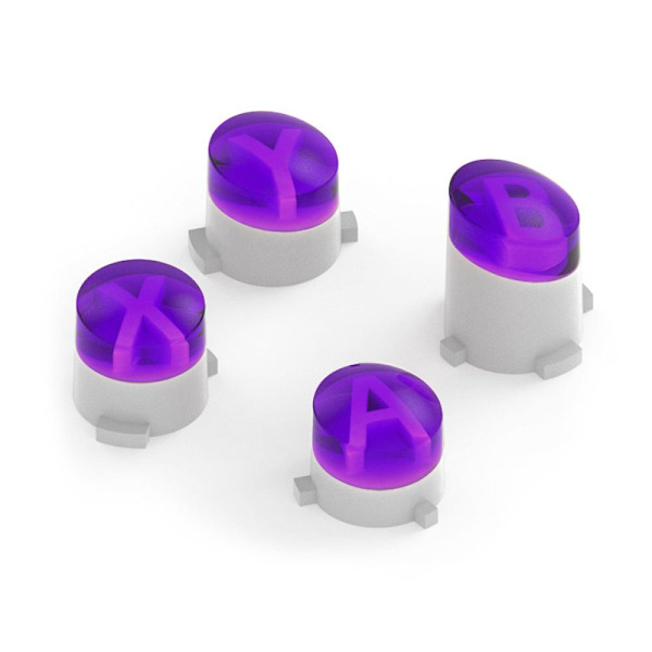 Abxy Button Controller-knappar LILA purple
