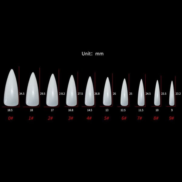 Tekokynnet Super Long Stiletto