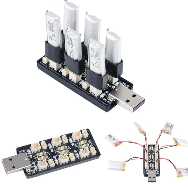 Lipo batteriladeadapter USB hurtigladeadapter 3,7V 3.7V