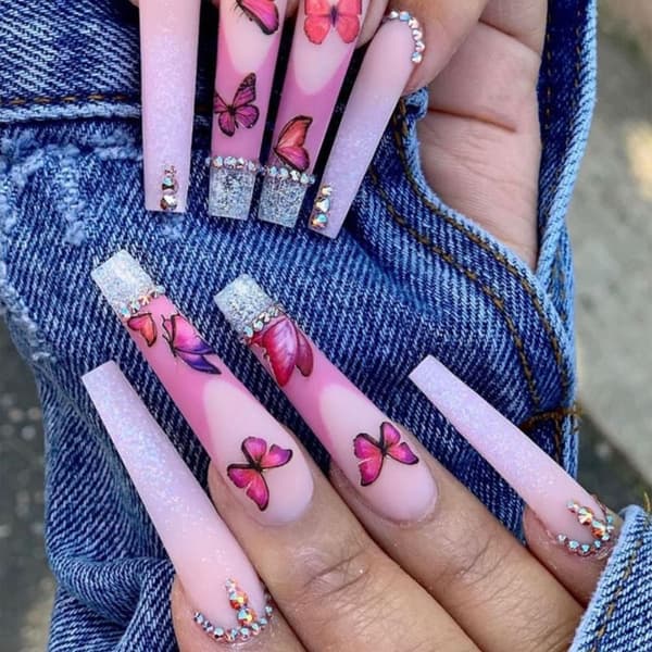 Fake Nails Long T-form 2 2 2