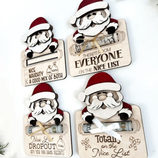 Julepengeholder Julemandens liste Julepengeholder C C C