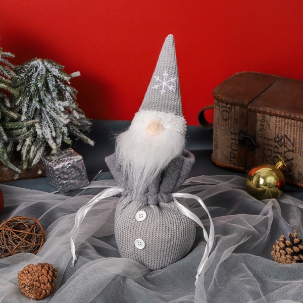 Julklappspåsar Julgodispåse GRÅ gray