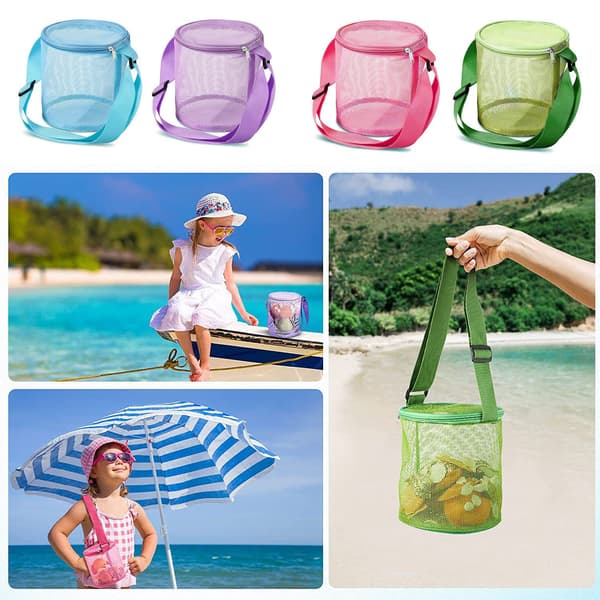 Barns Beach Bucket Storage Bag blue