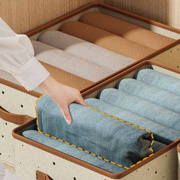 Klädförvaringslåda Underkläder Förvaringslåda BEIGE Beige