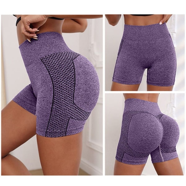 Ioneformende shorts Butt Lifting Shorts LILLA L(63-68KG) purple L(63-68kg)