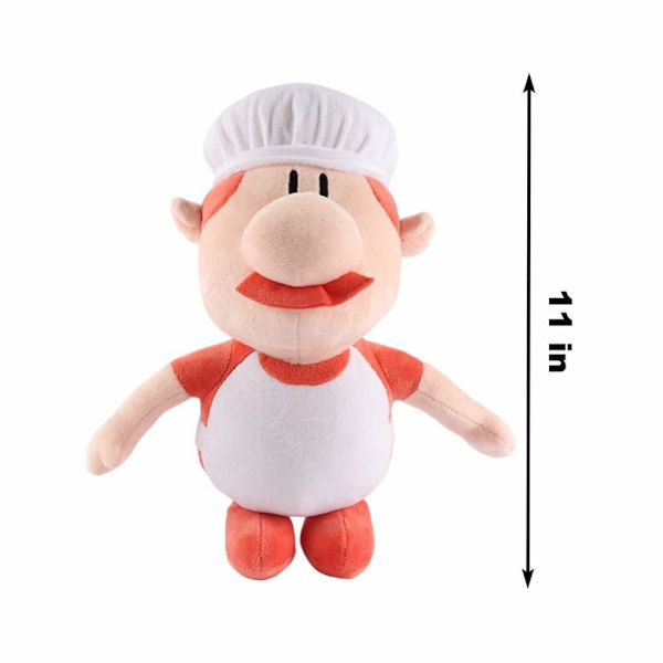 Pizza Tower Pepperman Plys Pizza Face Pizza Tower Plys legetøj