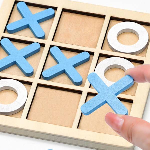 Tic Tac Toe brädspel 1 1 1
