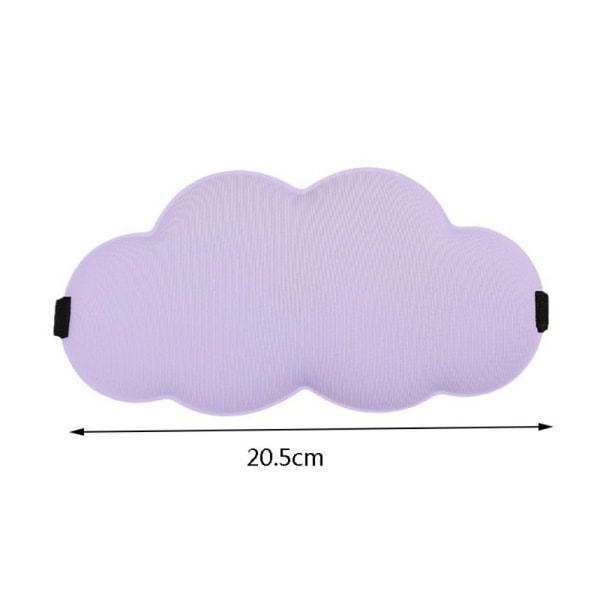 Cloud Eye Mask Memory Cotton Sleep Eyemask MUSTA Black