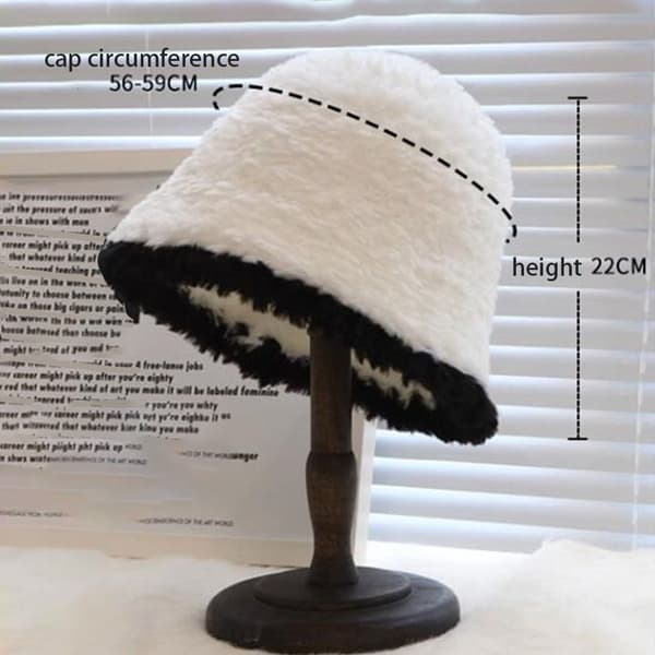 Woolly Bucket Hat Vinterluer HVIT white