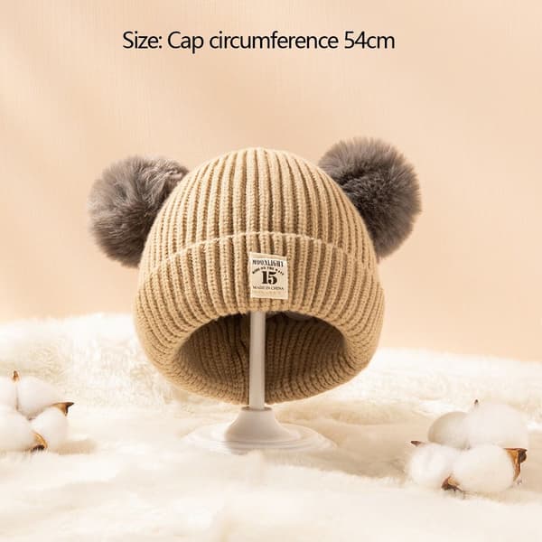 Neulotut hatut Beanie Cap BEIGE beige