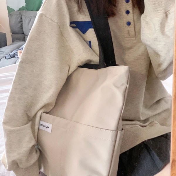 Mulepose Strandtaske KHAKI Khaki