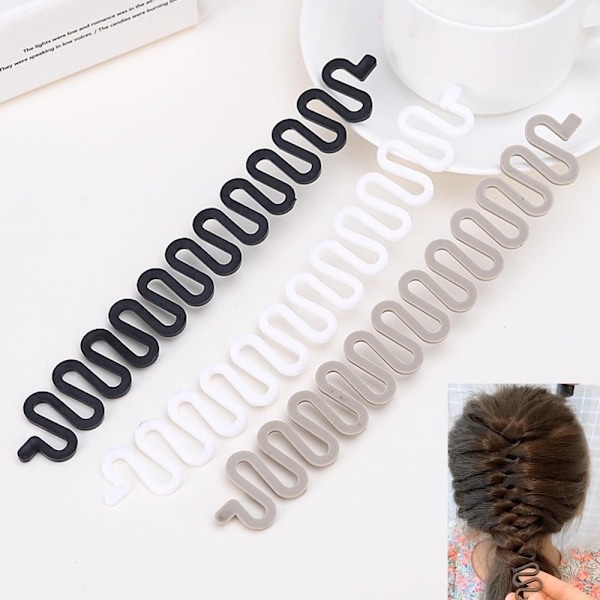 Magic Hair Braiding Wave Hair Braiding Tool SVART Black