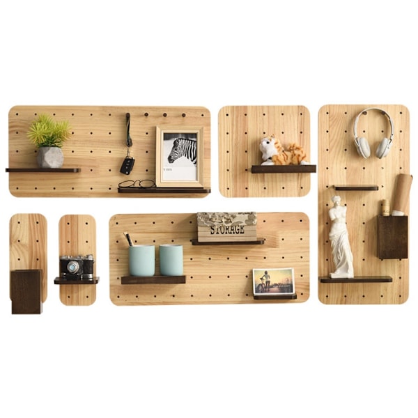 2kpl Puinen Pegboard Pegboard 2kpl 2pcs