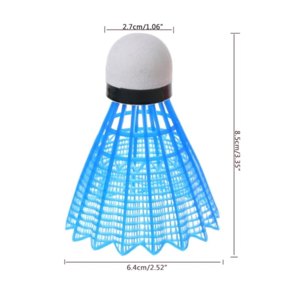 2/3/4/8 st LED-badmintonboll Badmintonfjädrar 3st 3st 3Pcs