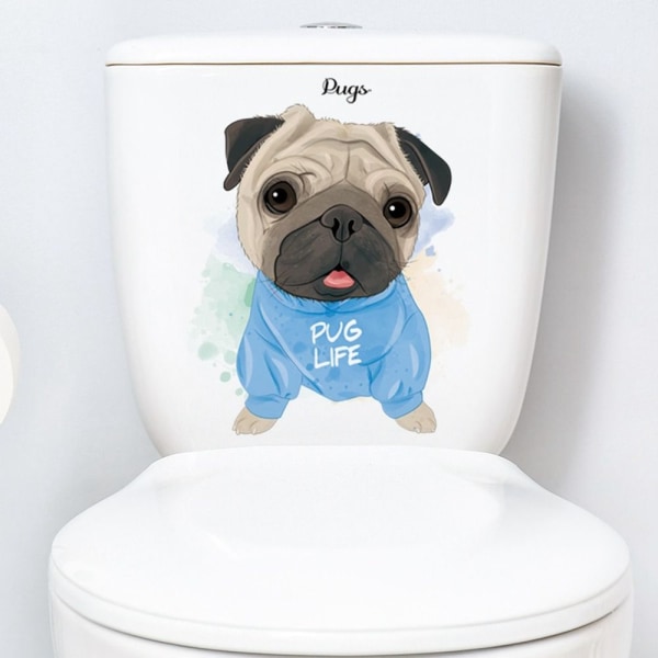 Hundetoilet-klistermærke Vægskilt STYLE 3 STYLE 3 Style 3