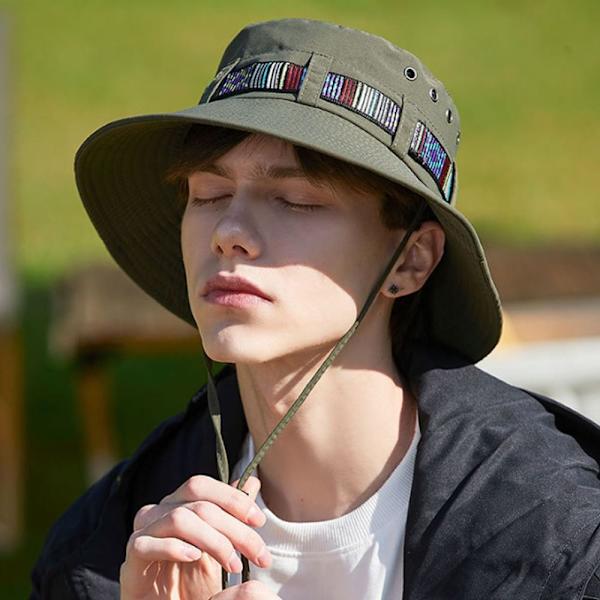 Par Bucket Hat Fiskehætte ARMY GREEN Army green