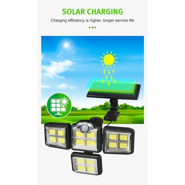 Solsensor Lys Bevegelsessensor Lys INTEGRERT 192 LYS Integrated 192 Lights-192 Lights