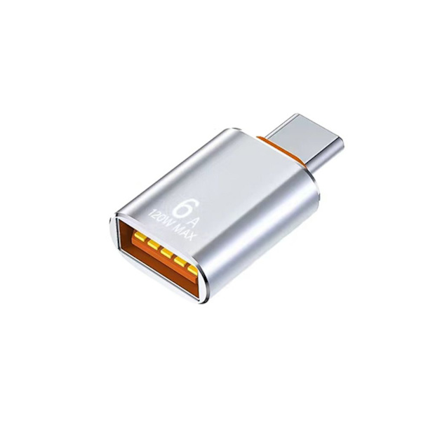 Type C Til USB 3.1 Adapter Type C Hanne Til USB Hunne SØLV Silver