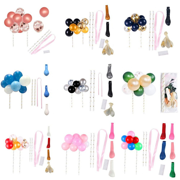 Balloon Cake Topper Syntymäpäivälapset 8 8 8