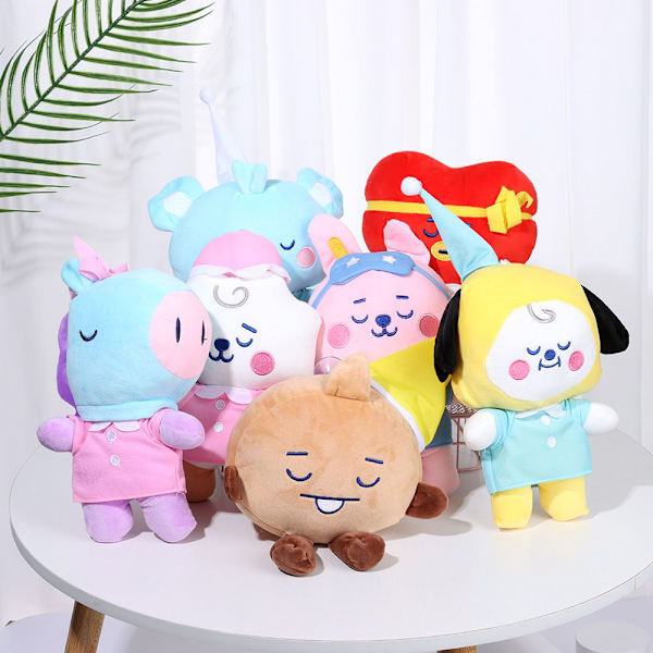 24CM BTS Plysch Doll Toy BT21 Fyllda dockor COOKY COOKY