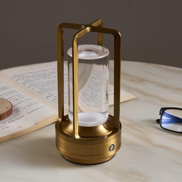 Krystal Lampe Bordlampe SORT Black
