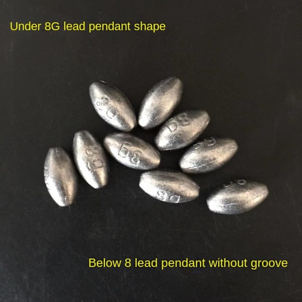 20/40/60/80/100 st Fiskeblysänkor Fiskeviktsänkare 0.6g-100pcs