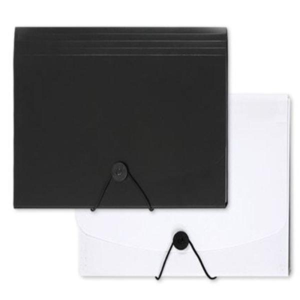 2 STK File Organizer-mappe med etiketter