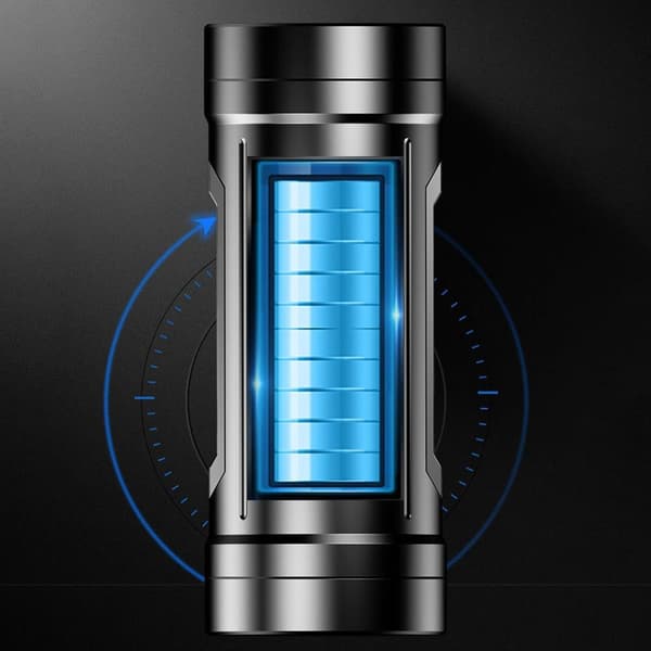 LED-taskulamppu USB -ladattava valonheitin