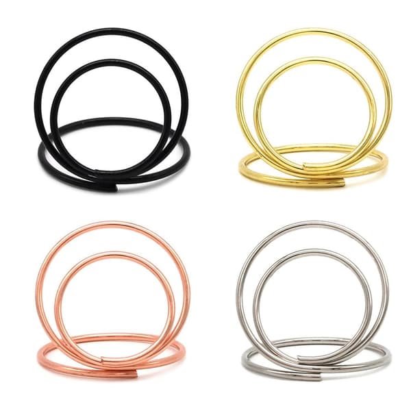 Bordnummerholder Bordkort SØLV silver