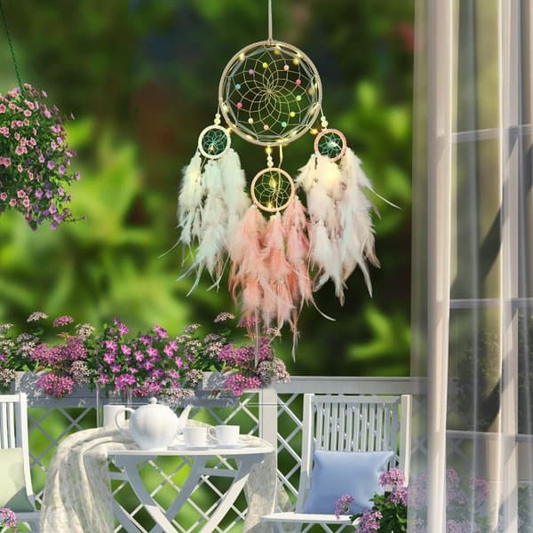 Dream Catchers Tuulikellot Led seinäripustin
