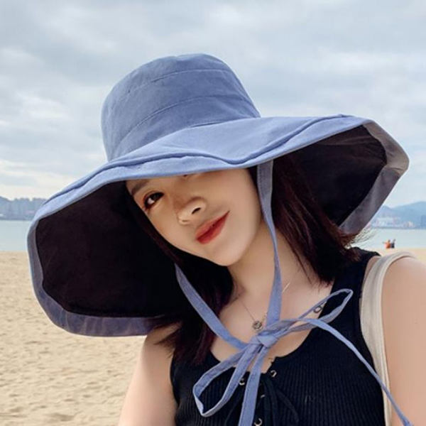 Sun Protection Hat Bucket Hat SININEN blue