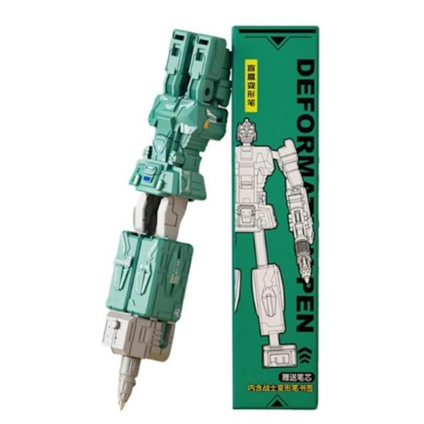 Robot Deformasjon Penn Skrivesaker Gel Pen GRØNN Green