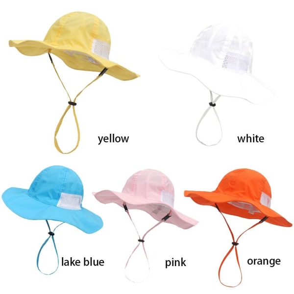 Baby SunHat Bucket Hat GUL M (1-4ÅR) M (1-4ÅR) yellow M (1-4year)-M (1-4year)