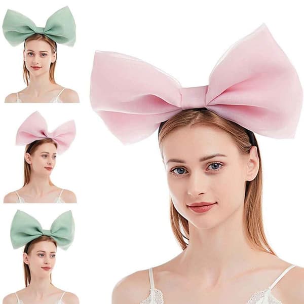 Hårbåge Bowknot Hårband RÖDA red