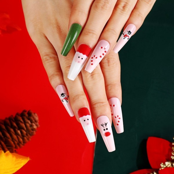 Ballerina False Nails Fake Nails CHD-09 CHD-09 CHD-09