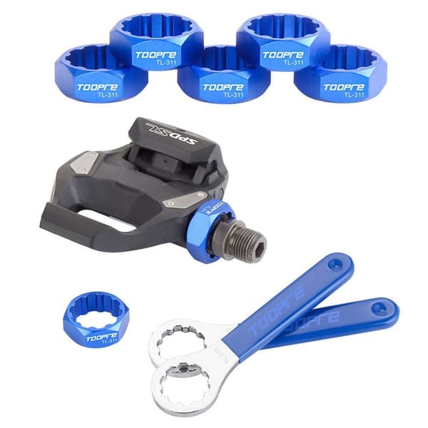 1/2 stk. Cykelpedal Demontering Installation Afmontering Supplies 2pcs