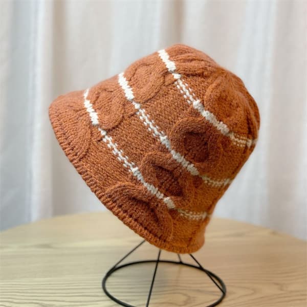 Bucket Hat Winter Beanie ORANGE orange